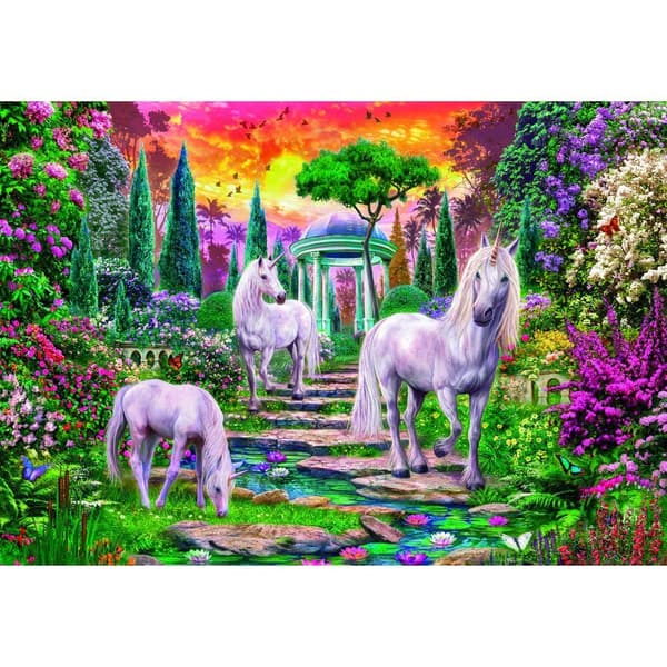 High Quality Classical Garden Unicorns puzzle 2000pcs