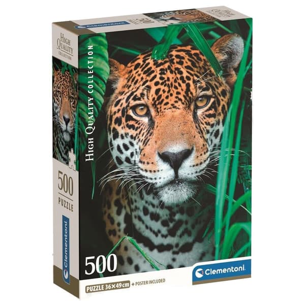 High Quality Jaguar in the Jungle puzzle 500pcs