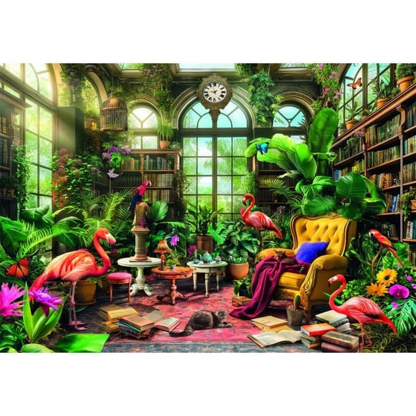 High Quality The Greenhouse Library puzzle 1000pcs