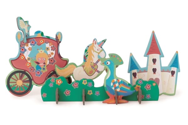 3D puslespil - prinsesse