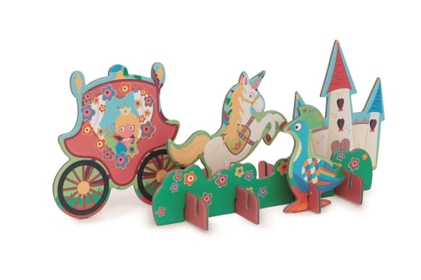 3D puslespil - prinsesse