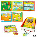Miniatyrbild 1 av 2: Barnpussel Lisciani Giochi 16 x 0,5 x 15 cm Pekskärm 18 Delar (6 antal)