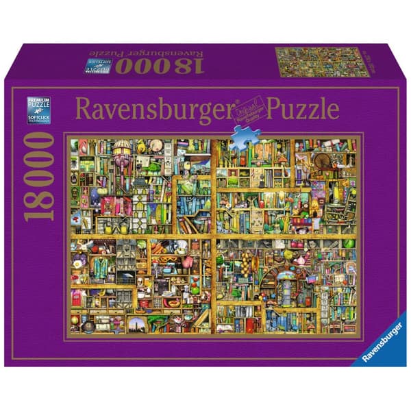 Pussel Ravensburger Magic Library 18000 Delar