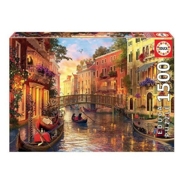 Pussel Educa Sunset in Venezia (1500 pcs)