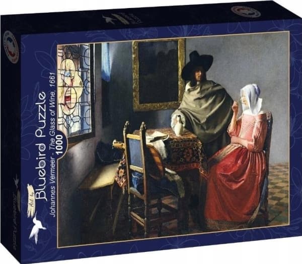 Graf-ika Puzzle 1000 Glass vin, Vermeer