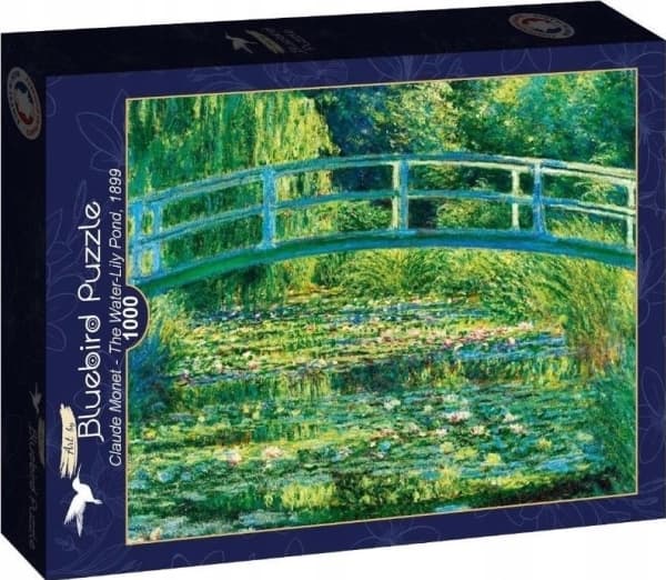 Bluebird Puzzle Puzzle 1000 Dam med vannliljer Claude Monet
