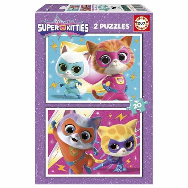 Puslespil Educa Superkitties