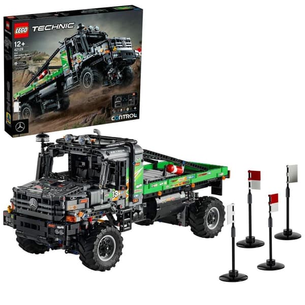 Rakennussetti Lego 42129 Technic Mercedes-Benz Zetros 4x4 rouge noir