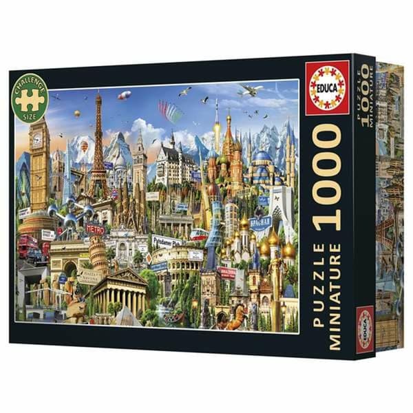 Puslespil Educa Europe Minature 1000 Dele