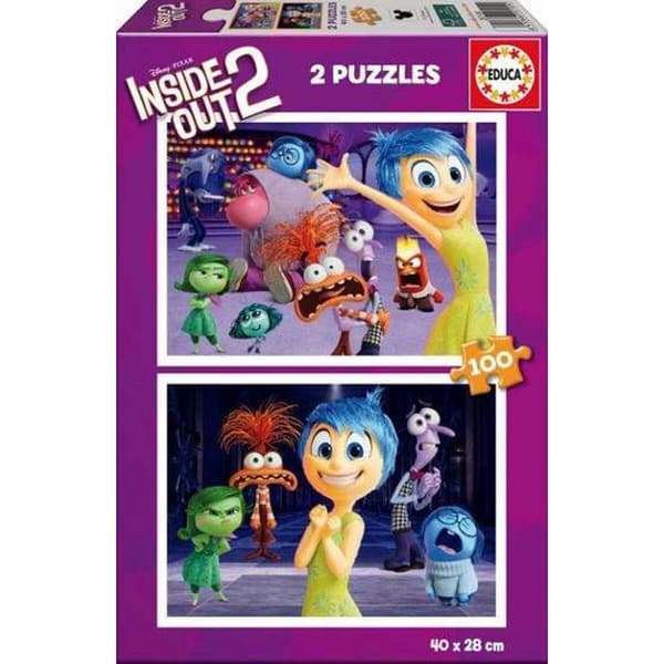 Puslespil Educa Inside Out 2 2 x 100 Dele