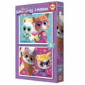 Miniatyrbild 1 av 5: Pussel Educa Superkitties
