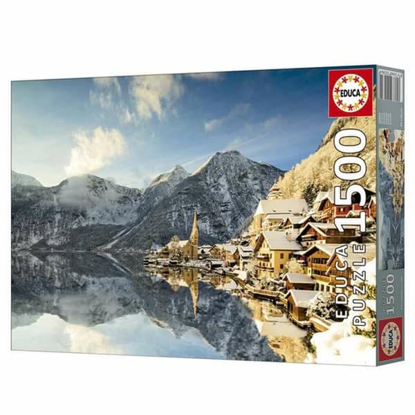 Puslespil Educa Winter in Hallstatt, Austria