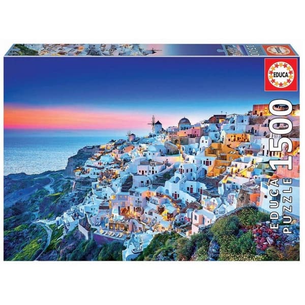Educa Puslespill - 1500 brikker - Santorini (80-19040)