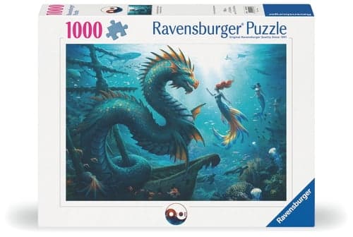 Ravensburger Lumottu syvyys Lohikäärmeen merenneito - 1000p (12001434)