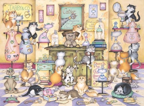 Ravensburger Crazy Cats Taby & Co. 500 brikker (12001451)