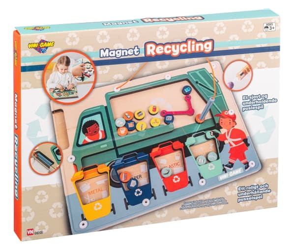 Vini Games Magnetisk puslespil til affaldssortering (31912)