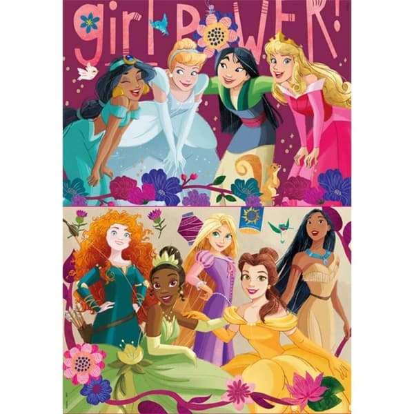 Educa 2x48 Disney Princess 2-puslespil (80-19675)