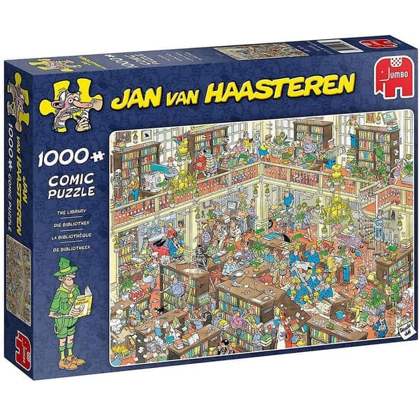 Jan van Haasteren Biblioteket (1000 brikker) (JUM9092)