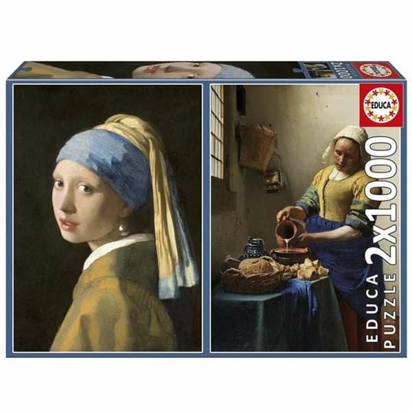 Puslespil Educa Vermeer (2 enheder)