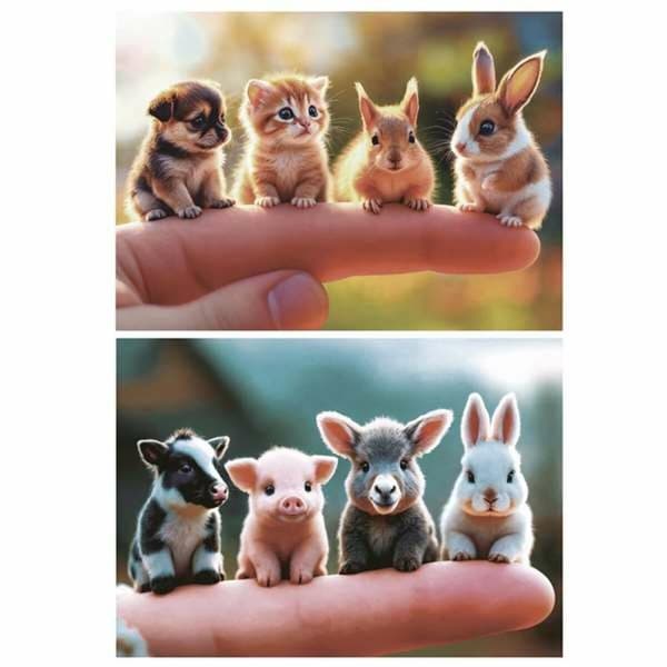 Palapeli Educa Baby Animals (2 osaa)