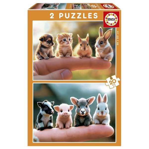 Palapeli Educa Baby Animals (2 osaa)