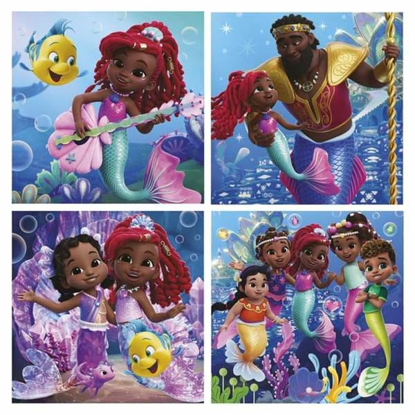 Set 4 pussel Educa Ariel