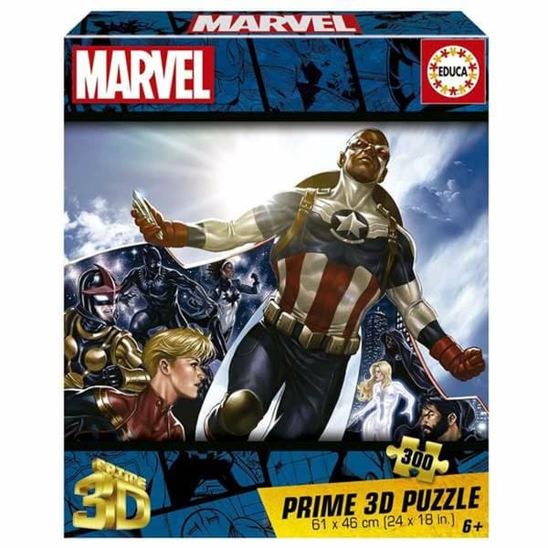 Puslespil Educa Marvel 3D