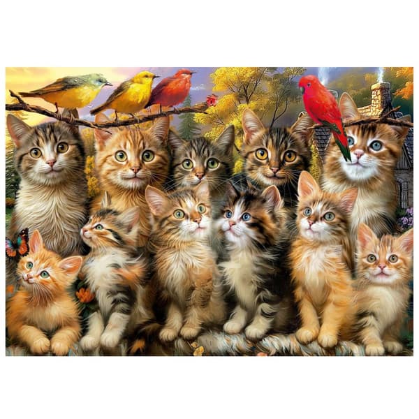 Educa Kittens And Birds Puslespil 500 brikker