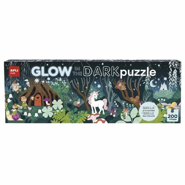Puslespil Apli Glow In The Dark 200 Dele