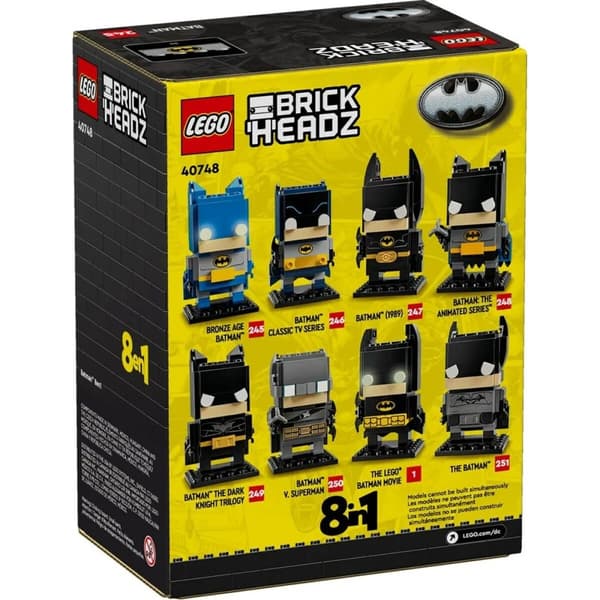 Konstruktionsspil Lego BRICKHEADZ 40748 Batman 8-in-1 325 Dele