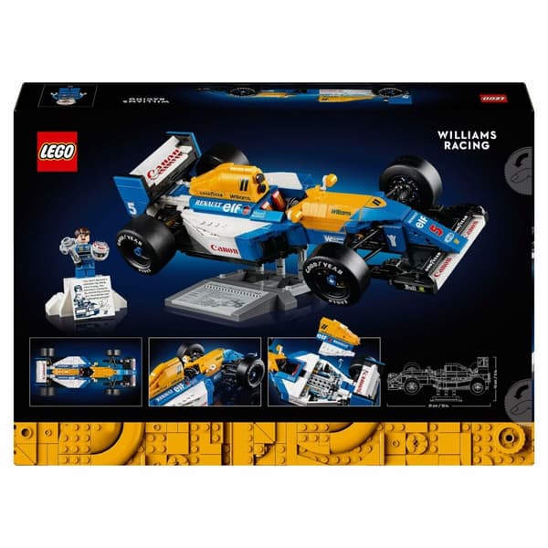 Konstruktionsspil Lego ICONS 10353 Williams Racing FW14B i Nigel Mansell 799 Dele