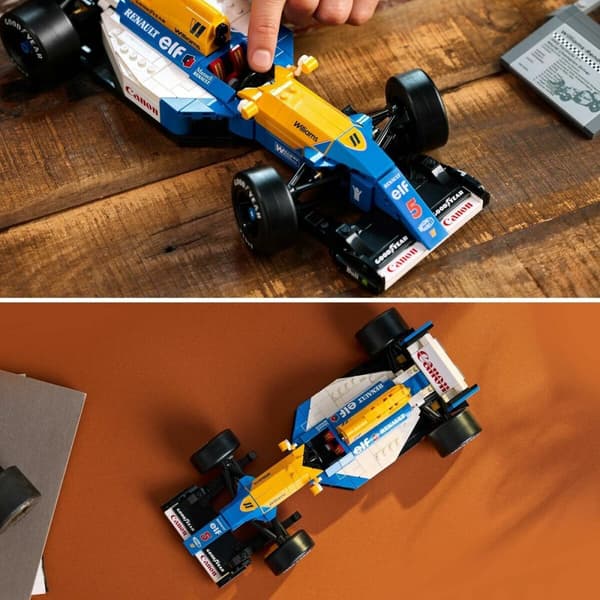Konstruktionsspil Lego ICONS 10353 Williams Racing FW14B i Nigel Mansell 799 Dele