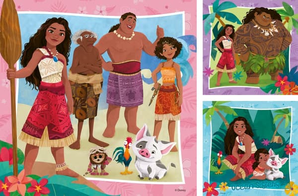 Disney Vaiana 2 3x49p Ravensburger