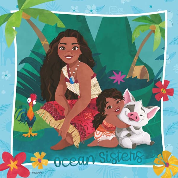 Disney Vaiana 2 3x49p Ravensburger