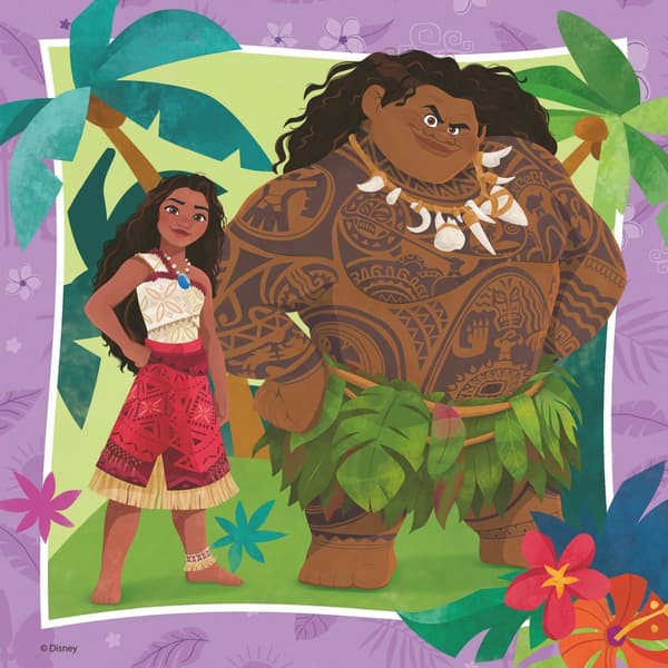 Disney Vaiana 2 3x49p Ravensburger