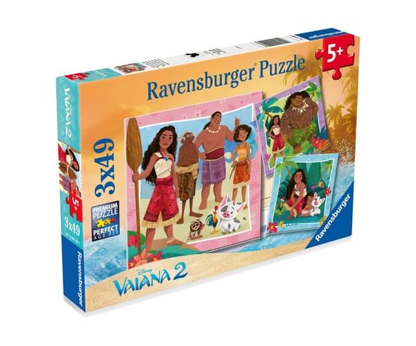 Disney Vaiana 2 3x49p Ravensburger