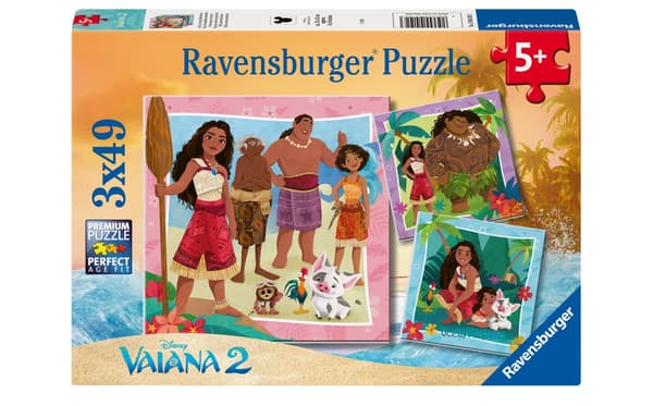 Disney Vaiana 2 3x49p Ravensburger
