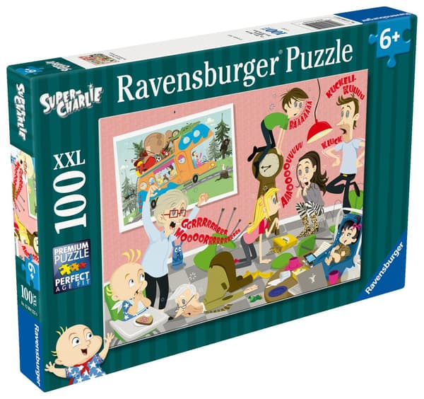 Pussel Super Charlie 100 bitar, Ravensburger