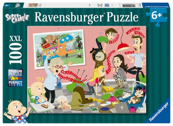 Pussel Super Charlie 100 bitar, Ravensburger