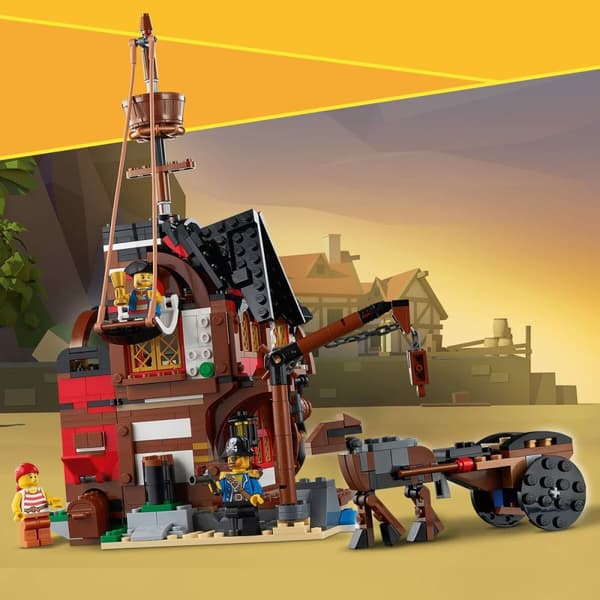 Konstruktionsspil Lego 31109 Barco Pirata Hvid Multifarvet Bronze 3-i-1 1260 Dele