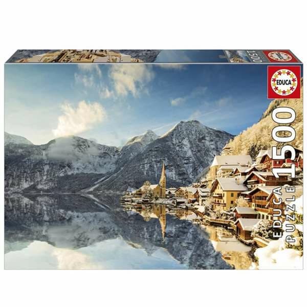 Puslespil Educa Winter in Hallstatt, Austria
