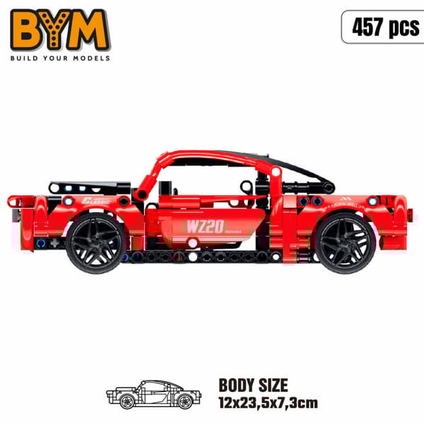 Byggsats Colorbaby Bil 457 Delar