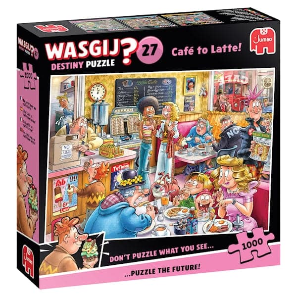 Wasgij Destiny 27: Fra café til latte! (1000 brikker) (1110100596)