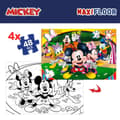 Pikkukuva 3 / 11: 4 palapelin setti Mickey Mouse 35 x 1,5 x 25 cm 48 Kappaletta (6 osaa)