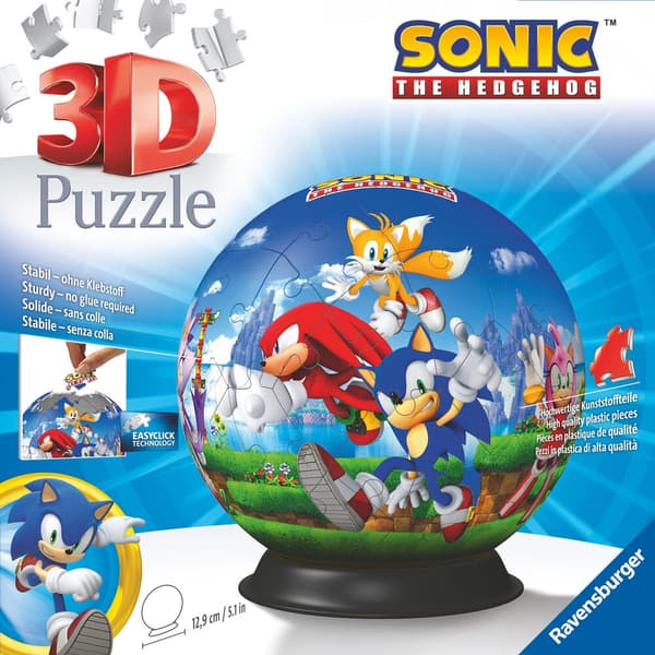 Sonic the Hedgehog 3D puzzle 72pcs