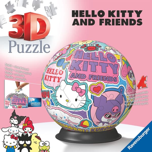 Hello Kitty 3D puzzle 72pcs