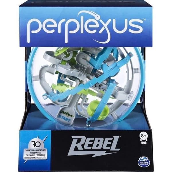 Perplexus - SPIN MASTER - Rebel Rookie - 3D Labyrint Hybrid Legetøj - Spinnende Kugle - Puslespil