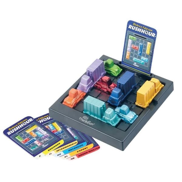 Rush Hour Deluxe - Ravensburger - Tänk Kul Pussel - 60 Utmaningar 5 Nivåer - Ålder 8+