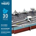 Miniatyrbild 4 av 7: 3D-pussel Colorbaby Nimitz Hangarfartyg 67 Delar 77 x 18 x 20 cm (6 antal)