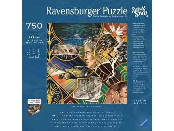 Ravensburger 12000996, 750 stykker, Kunst